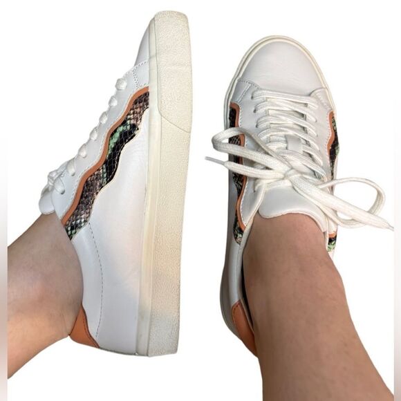 Madewell Sidewalk Low Top Sneaker in Wavy Snake - Picture 3 of 15